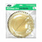 Snackdienblad Algon Rond Gouden 23 x 23 x 1,5 cm (48 Stuks)