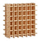 Flessenrek Dennenhout Natuurlijk (75 x 21,5 x 75 cm)
