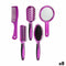 Kammen- en borstelset Paars Plastic (8 Stuks)
