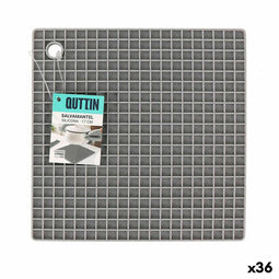 Placemat Quttin Vierkant Siliconen 17 cm (36 Stuks)