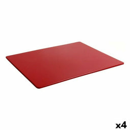 Snackdienblad Viejo Valle Bayahibe Melamine Rood 32,5 x 26,5 x 0,5 cm (4 Stuks)