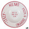 Pastabord Santa Clara Milano Rood Porselein Ø 28 cm (6 Stuks)