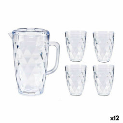 Kruik Set Transparant Plastic (12 Stuks)