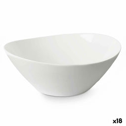 Kom Wit Glas 25 x 10 x 23 cm (18 Stuks)