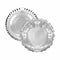 Snackdienblad Algon Rond Zilverkleurig 30 x 30 x 1,5 cm (48 Stuks)