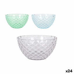 Kom La Mediterránea Plastic 15 x 15 x 8 cm (24 Stuks)
