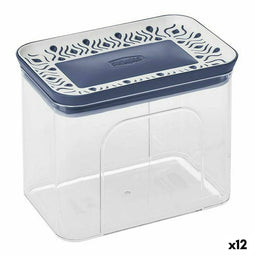 Tin Hermetisch Blauw Plastic (1,2 L) (12 Stuks)