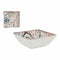 Kom La Mediterránea Grecia Porselein Blauw Bruin 13 x 13 x 5 cm (28 Stuks)