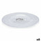 Platt tallrik Allure Ø 21 cm Transparant Glas (6 Stuks)