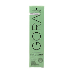 Permanente Kleur Schwarzkopf Igora Zero Amm Mat Grijs Middelgrote kastanje Nº 4-13 60 ml