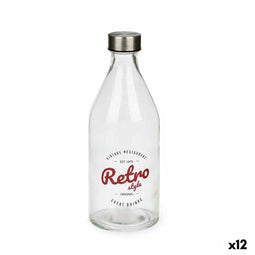 Fles Retro Glas 1 L (12 Stuks)