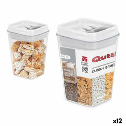 Blik Quttin Hermetisch 2,3 L 12,8 x 23 cm (12 Stuks) (2300 ml)