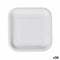 Bordenset Algon Wegwerp Wit Karton 23 cm (36 Stuks)
