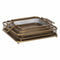 Snackdienblad Gouden Ijzer 40 x 40 x 10 cm