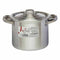 Casserolepan met deksel Ø 14 cm Zilverkleurig Aluminium (6 Stuks)