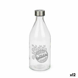 Fles Premium Quality Glas 1 L (12 Stuks)