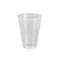 Set van herbruikbare glazen Algon Plastic Transparant 50 Onderdelen 330 ml (12 Stuks)
