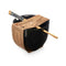 Kom Zwart Bamboe 24 x 10,7 x 13,3 cm (12 Stuks) Chopsticks asiatico/oriental