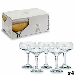 Set van bekers Transparant Glas 270 ml (4 Stuks)