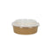 Set Lunchboxen Algon Kraftpapier 5 Onderdelen 700 ml Met deksel (12 Stuks)