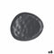 Eetbord Bidasoa Cosmos Zwart Keramisch 23 cm (6 Stuks)