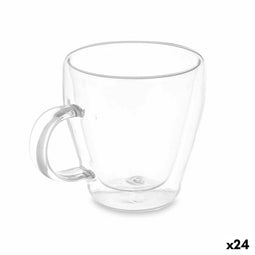 Mok Transparant Borosilicaatglas 270 ml (24 Stuks)