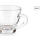 Set van koffiekopjes Transparant Glas 80 ml (24 Stuks)