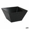 Aperitiefschaaltje La Mediterránea Melamine Antraciet 13 x 13 x 7 cm (24 Stuks)
