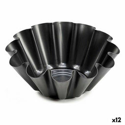 Vlaaimal 23 x 8,2 x 23 cm Staal Donker grijs (12 Stuks)