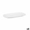 Serveerschaal Bidasoa Glacial Wit Keramisch 31 x 18 cm (6 Stuks) (Pack 6x)