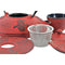 Theepot Spel DKD Home Decor Rood Zwart (800 ml)