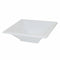 Set herbruikbare kommen Algon Vierkant Wit 250 ml Plastic (24 Stuks)