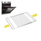 Rooster Sauvic Oven Uitschuifbaar 38,5 x 31,5 cm 55 x 31,5 cm