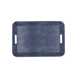 Ontbijtdienblad Quid Habitat Blauw Plastic 37 x 27 x 4,5 cm Met handvatten Denim