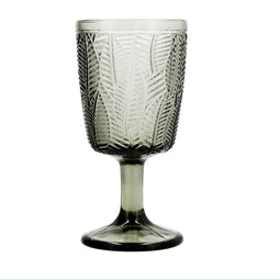 Set van bekers Bidasoa Gio Grijs Glas 330 ml 6 Stuks