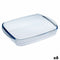 Oven Mould Ô Cuisine Ocuisine Vidrio Rechthoekig Transparant Glas 28 x 20 x 5 cm (6 Stuks)