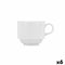 Kopje voor infusions Bidasoa Glacial Wit Keramisch 250 ml (6 Stuks) (Pack 6x)