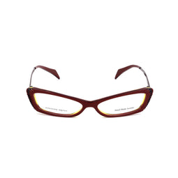 Brillenframe Dames Alexander McQueen AMQ-4163-W0B Geel Bordeaux