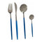 Bestekset Kinvara BST-CT022 Blauw Zilverkleurig Roestvrij staal 16 x 5 x 24,5 cm