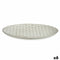 Decoratief bord Ø 29 cm Ruiten Wit Hout MDF (6 Stuks)