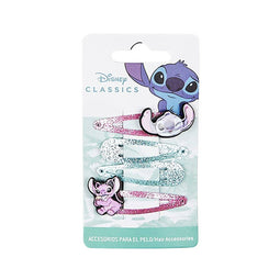 Haarspeldjes Stitch 4 Onderdelen Multicolour