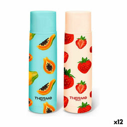 Reisthermosfles ThermoSport Vruchten Roestvrij staal 500 ml (12 Stuks)
