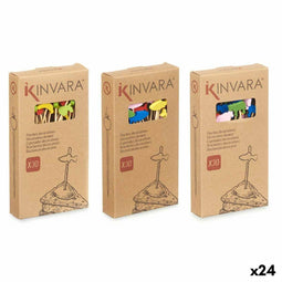 Set voor voorgerechtjes Spies Versierd Bamboe 2,5 x 0,4 x 12,5 cm (24 Stuks)