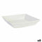 Saladekom La Mediterránea Elite Wit Keramisch 21 x 21 x 4,5 cm (6 Stuks) (21 x 21 x 4,5 cm)