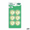Bakplaat voor Muffins Algon Groen Schoonheidsvlekjes Wegwerp (24 Stuks)