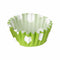 Bakplaat voor Muffins Algon Groen Schoonheidsvlekjes Wegwerp (24 Stuks)