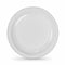 Set van herbruikbare borden Algon Cirkelvormig Wit Plastic 21,5 x 1,5 cm (36 Stuks)