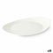 Eetbord Wit Glas 30,5 x 3 x 26 cm (18 Stuks)