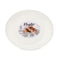 Eetbord Wit Glas 30,5 x 3 x 26 cm (18 Stuks)