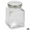 Blik Transparant Zilverkleurig Metaal Glas 100 ml 5,6 x 7,6 x 5,6 cm (6 Stuks)